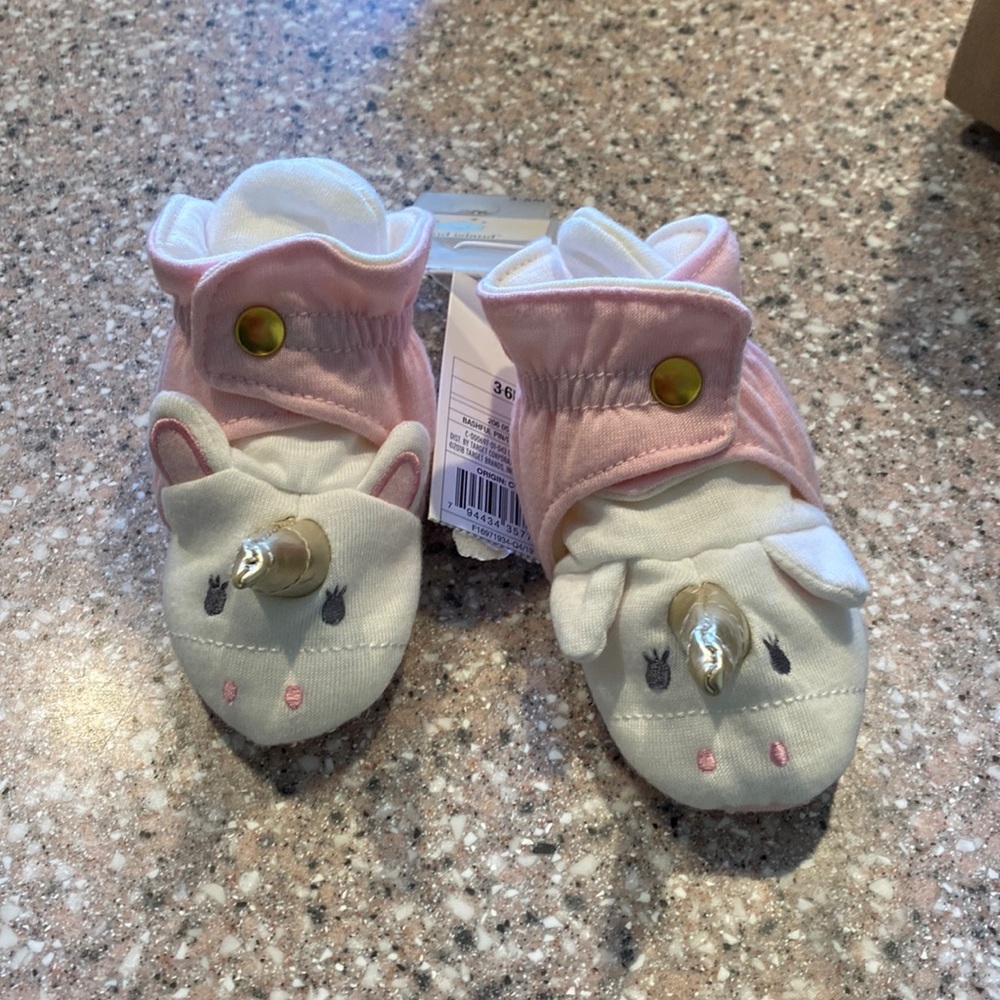 Unicorn booties